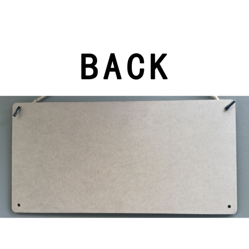 Wooden panel painting with artistic design thinking and wide vision (5.11×9.84inch)Printdoors