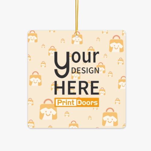 Car Air Freshener Card - Square 10x10cm | Paper