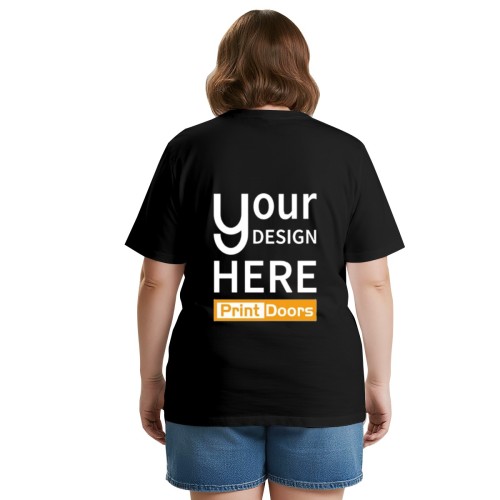 Plus Size Women's (DTF) Back Print T-Shirt180g | Cotton (Made in AUS)