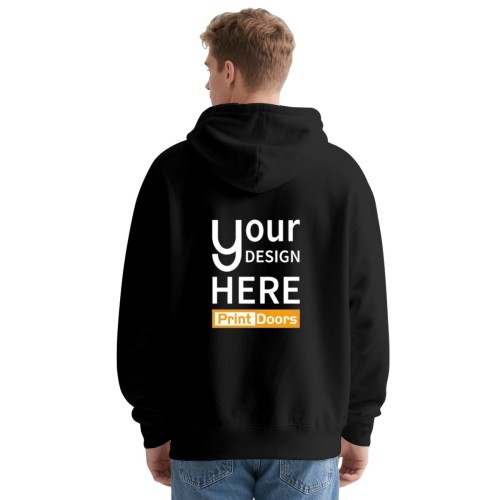 Men's 280g Polyester Hoodie（DTF） Back Print | Polyester (Made in AUS)