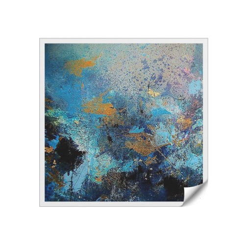 Square Decorative Painting Canvas (Unframed) | Polyester (Made in USA）