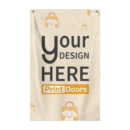 Vertical Single Layer Flag - Laser Printed(152x244cm / 5x8ft) | Polyester(Made in USA)