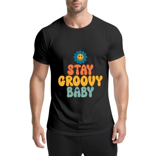 Men's Heat Transfer Print T-Shirt - Front Print | Cotton (Made in USA)