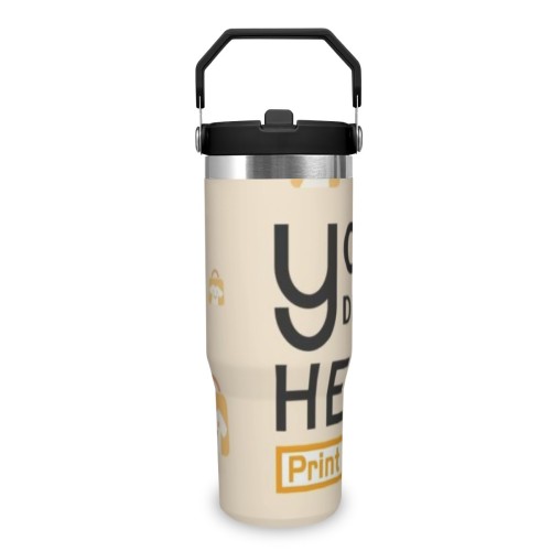 30oz Handheld Car Tumbler | 304 Stainless Steel (Made in USA)