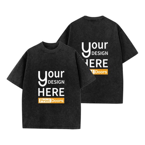 Washed T-Shirt - Double-Sided 230gsm | Cotton (Made in USA)