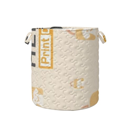 Embroidered Laundry Basket - S Size | Polyester
