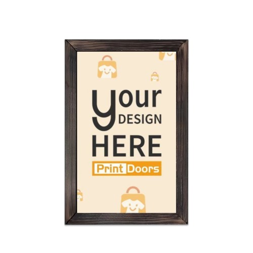 Wood Framed Wall Art 8x12in | Wood Material (Made in USA)