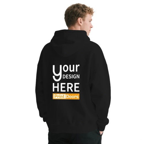 Men's HoodieBack Print280g | Poly Cotton(Made in CA)