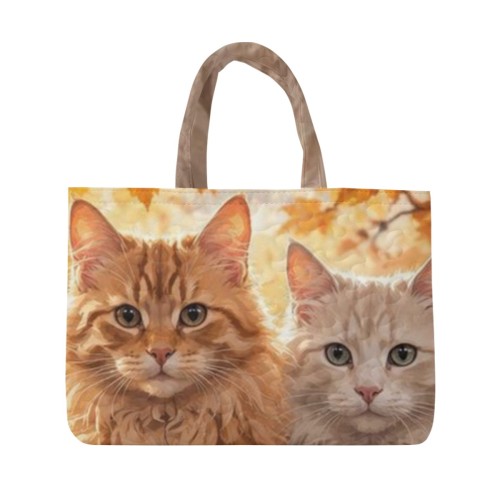 Quilted Embroidery Tote Bag - XL | Polyester