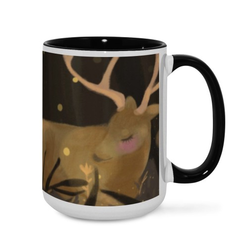 15oz Personalized Two-Tone Mug | Ceramic (Made in USA)