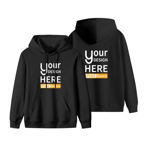 Pure Cotton Men's Hoodie - Double-Sided Print（DTF）330gsm | Cotton (Made in JP)