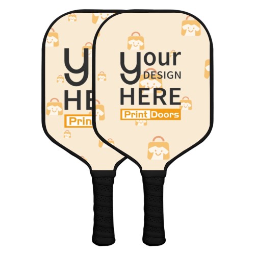 Pickleball Paddle - Asymmetric Double Sides - Single Paddle | Fiber