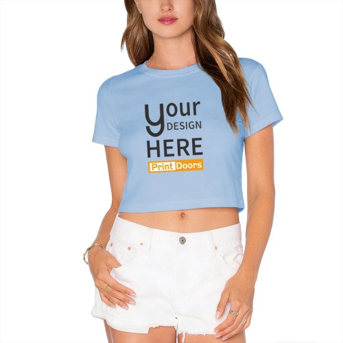 Women's Cropped T-Shirt | Polyester (Made in USA)