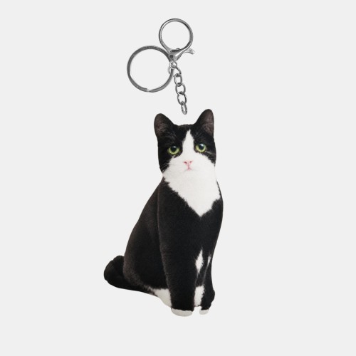 Irregular Shape Short Plush Keychain | Polyester