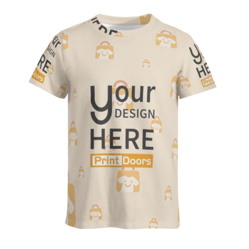 All-Over Print Polyester Men's T-Shirt, Cotton Feel | 170GSM Polyester