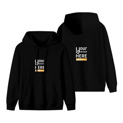 Women's Hooded Sweatshirt (Double-sided Print) | Cotton (Made in USA)
