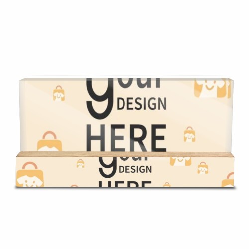 Acrylic Table Sign (20x7.5cm) | Acrylic