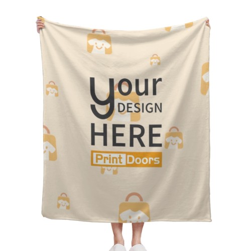 Single-sided Print-Flannel Blanket280g (50x60in) | Flannel (Made in DE)