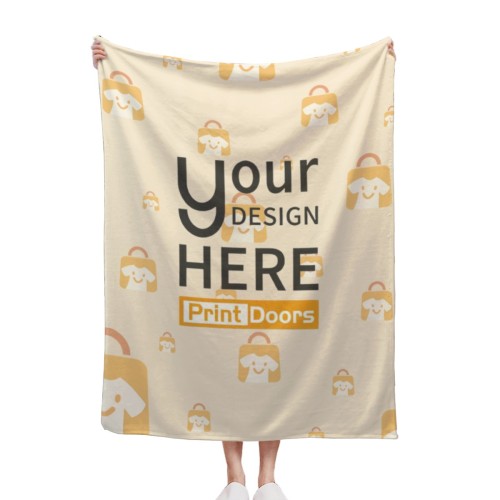 Single-sided Print-Flannel Blanket280g (60x80in) | Flannel (Made in DE)