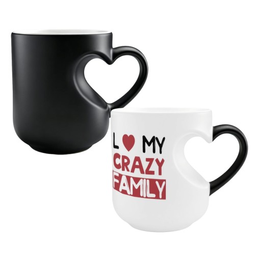 Color-Changing Mug(Heart-Shaped) | Ceramic