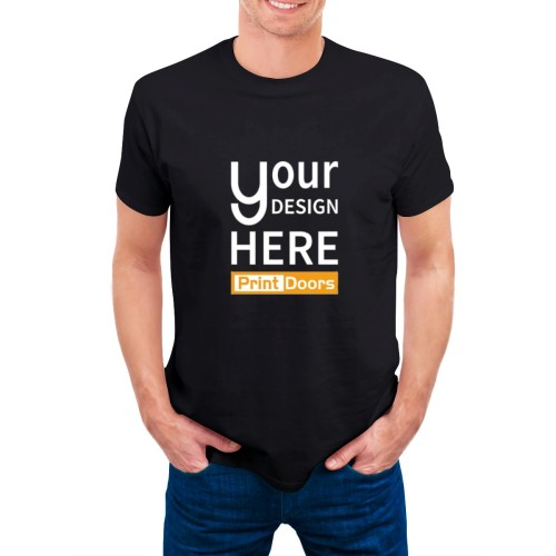 Men's Classic Short‑Sleeve T‑Shirt (Multi‑Color) | Single‑Sided Heat Transfer Print Gildan 76000 | Cotton