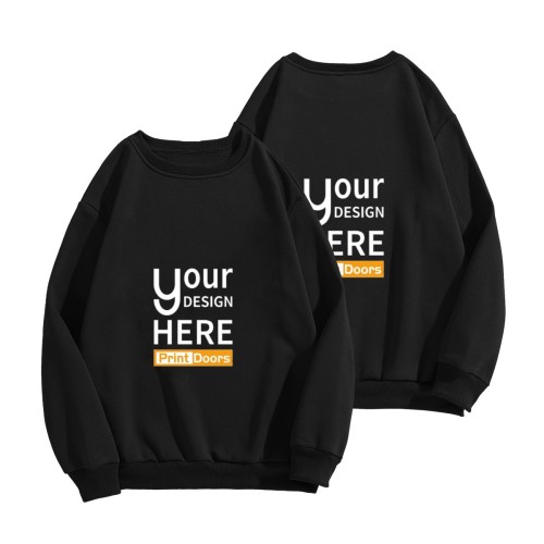 Crew Neck Sweatshirt‑Double‑Sided Print280gsm(DTF) | Polyester (Made in DE)