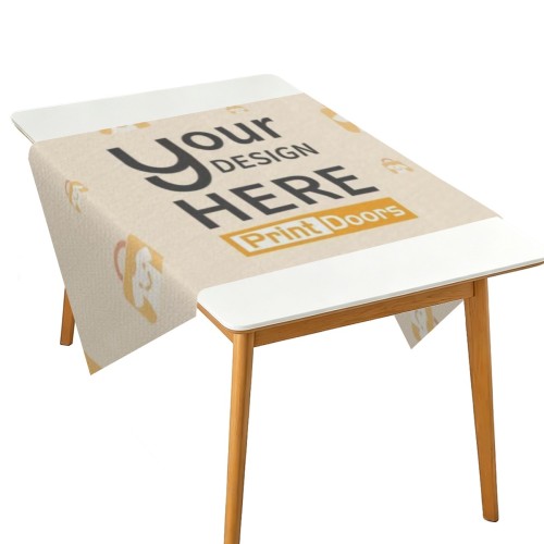 Double‑Layer Linen Table Runner Off‑White 36x72in (Triangular) | Linen