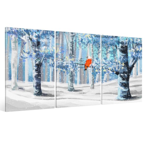 Triptych Decorative Painting (with Frame) (2:3) | Polyester (Made in USA）