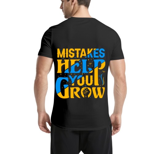 200g Men's Heat Transfer Print T-Shirt - Back Print |  Cotton (Made in USA)