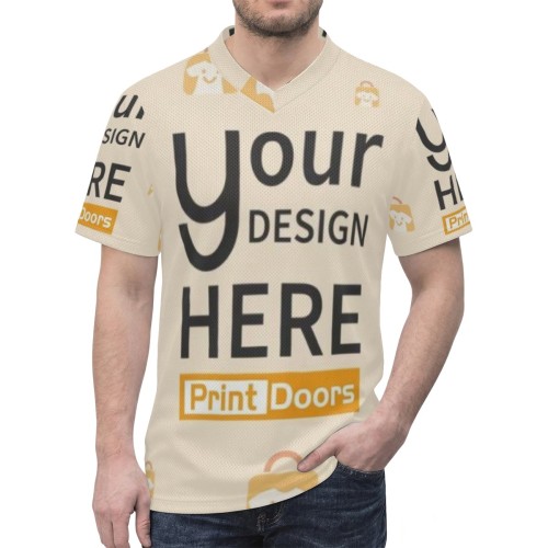 Men's V-Neck Jersey | Polyester