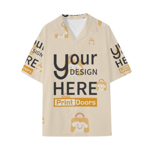 Men's Cuban Collar Shirt | Polyester
