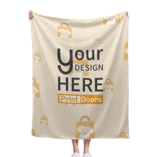 Single-sided Print-Flannel Blanket280g (40x50in) | Flannel (Made in DE)
