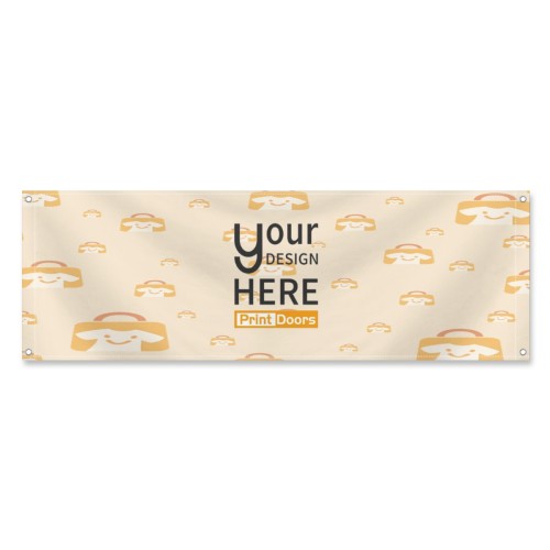 Custom Four-hole Flag (3:1) | Polyester
