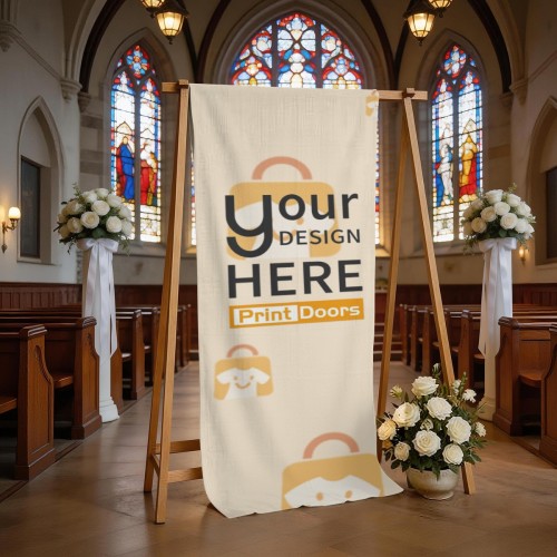 Single-sided Print-Lanyard Tapestry - Linen Imitation (Multiple Sizes) | Linen(Made in USA)