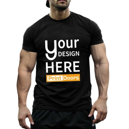Men's（DTF） T-Shirt - Front Print | Cotton (Made in USA)