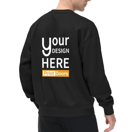 Heat Transfer Print Crewneck Sweatshirt - Back Print 380g | Cotton（Made in USA）