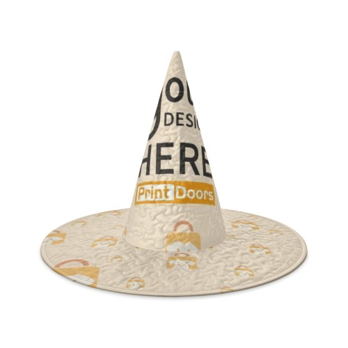 Quilt‑embroidered Witch Hat | Polyester