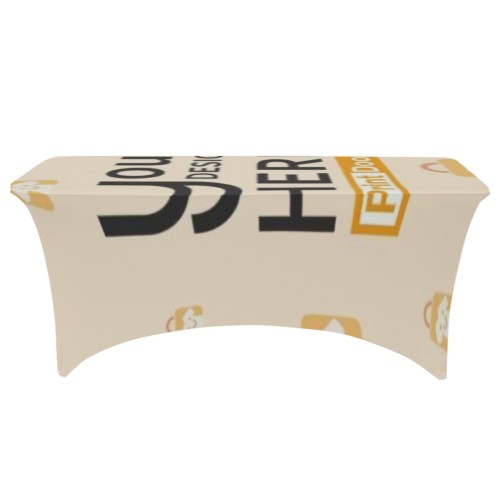Elastic Rectangular Table Cover 6FT | Polyester