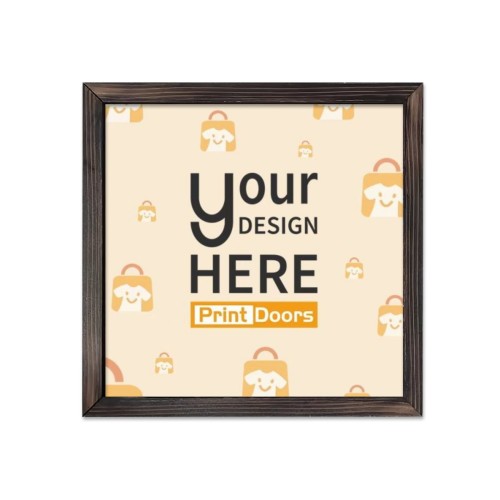 Wood Framed Panel Painting 8x8in | Wood Material (Made in USA)