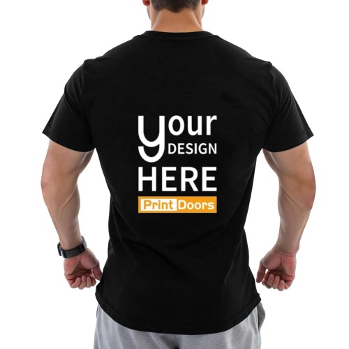 Men's EU‑Size (DTF) T‑Shirt Back Print 180g | Cotton (Made in USA)