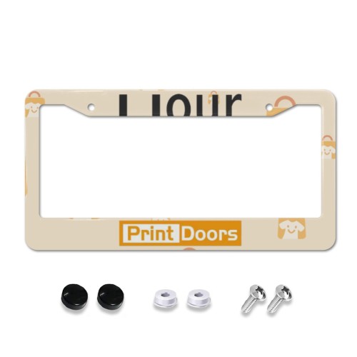 Round Hole License Plate Frame | Stainless Steel (Made in USA)