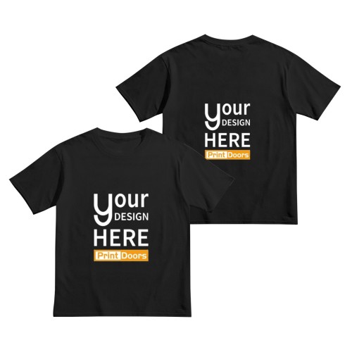 Kids Pure Cotton Short Sleeve - Double-sided 180g | Cotton (Made in USA)