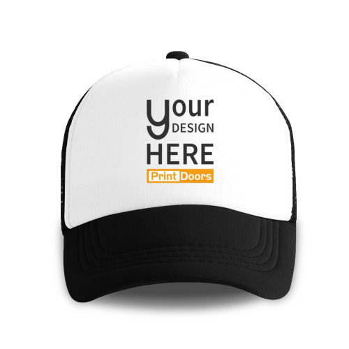 Personalized Curved Edge Mesh Cap (DTF) | Polyester