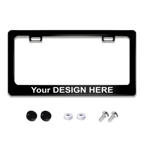 Flat hole license plate holder (laser version)|Aluminium oxide