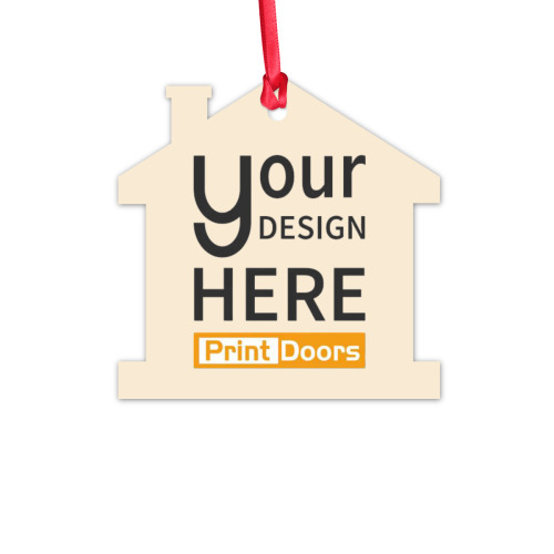 Christmas Day Hut Hanging (single-sided printing) | High quality metal aluminum
