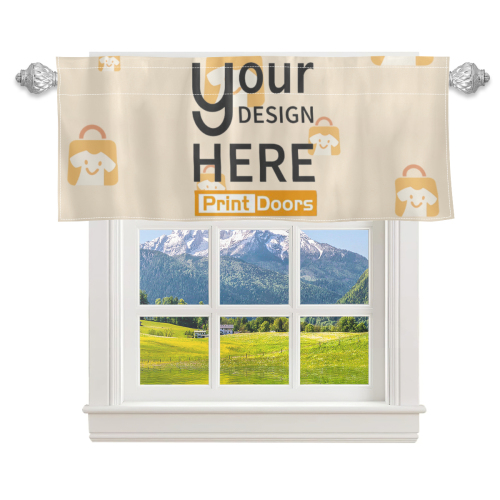 Personalized Tie Up Valance(Without Adjustment Strap) | Polyester
