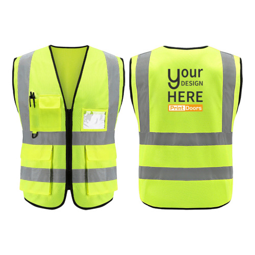 Reflective Safety Vest (Multi-pocket) | Polyester