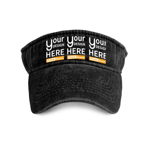 Washed Vintage Sports Visor Hat | Cotton