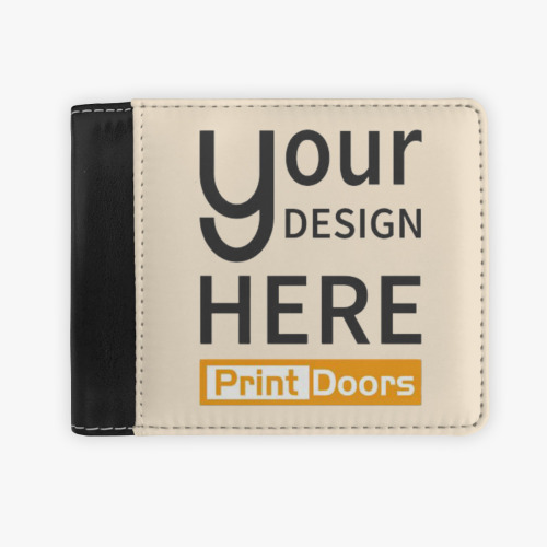 Personalized Men's Wallet (Printed on one side) | PU and Polyester