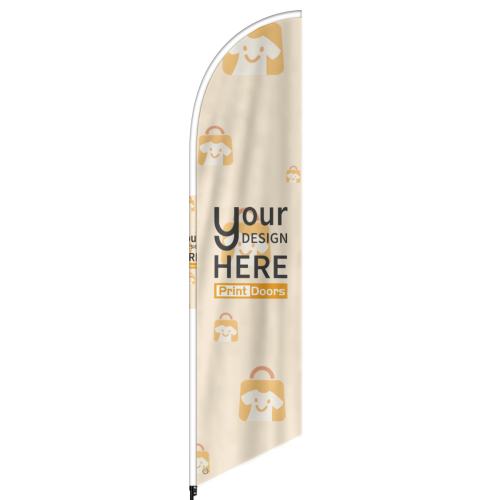 Single Layer Beach Flags(Multiple Sizes) | Polyester (Made in USA)